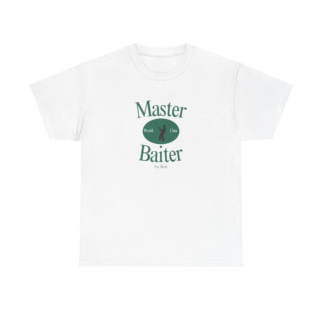 Master Baiter Funny Fishing Tee - Funny Graphic T-Shirt