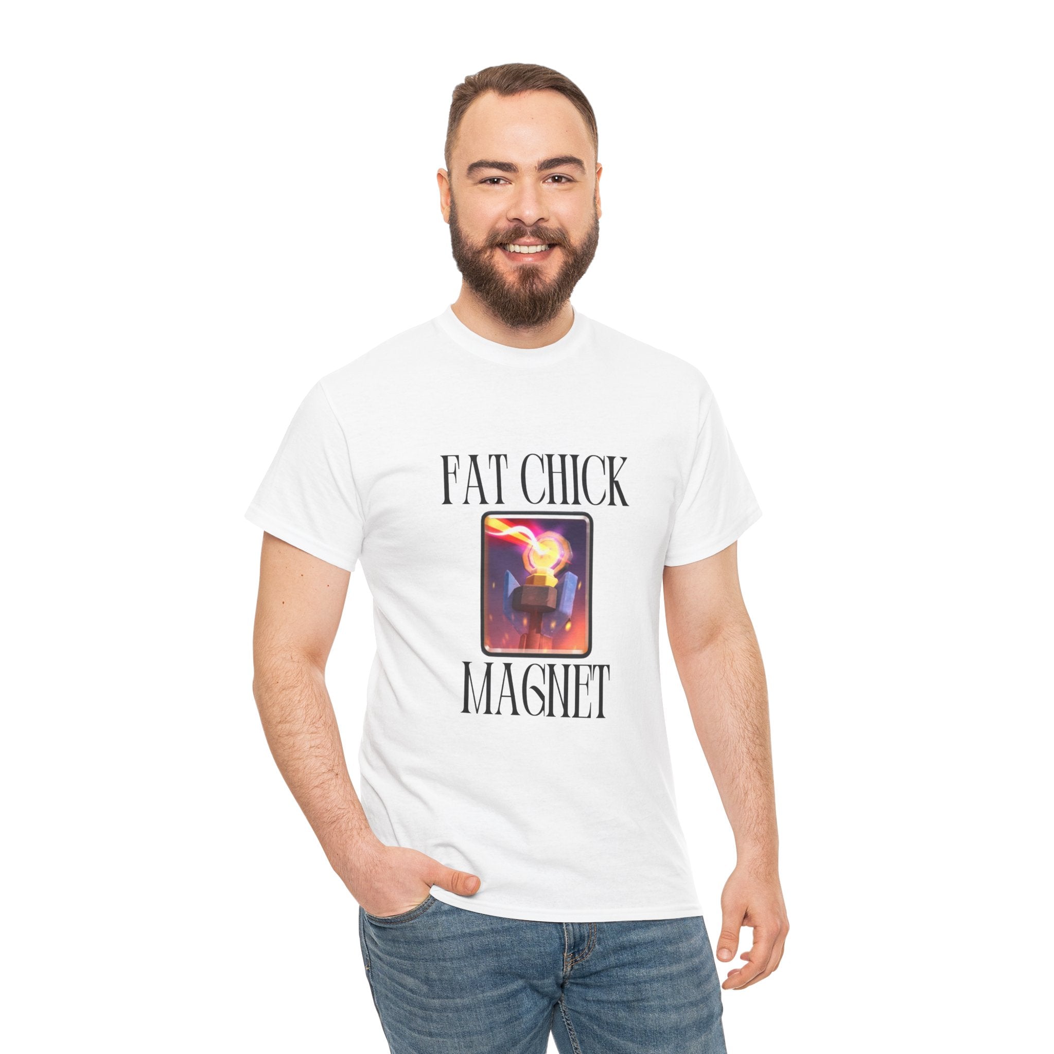 Inferno Tower "Fat Chick Magnet" Funny Offensive T-Shirt