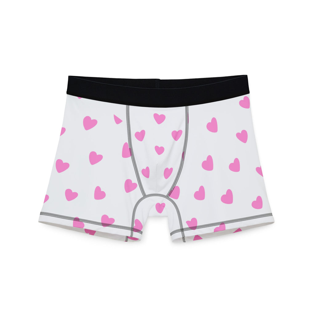 Pink Heart 'Mommy's Little Angel' Patterned Men's Boxer Briefs